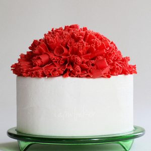 chocolate ruffle cake